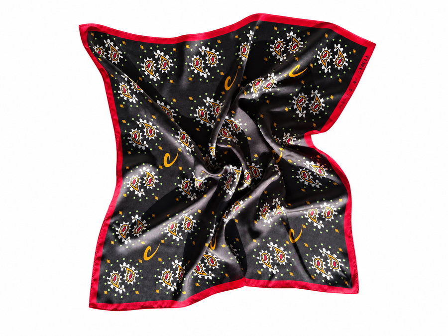 Night Flight Silk Bandana