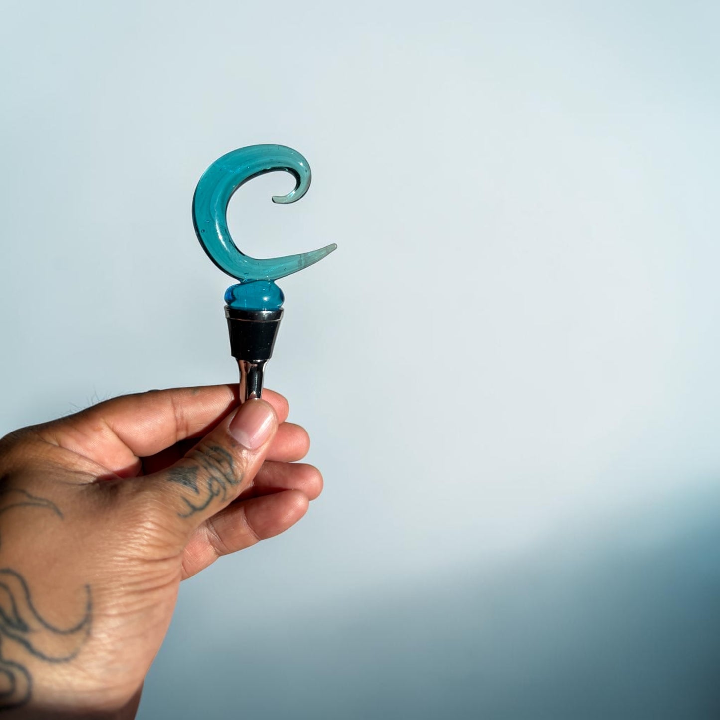 Glass C Wine Stopper