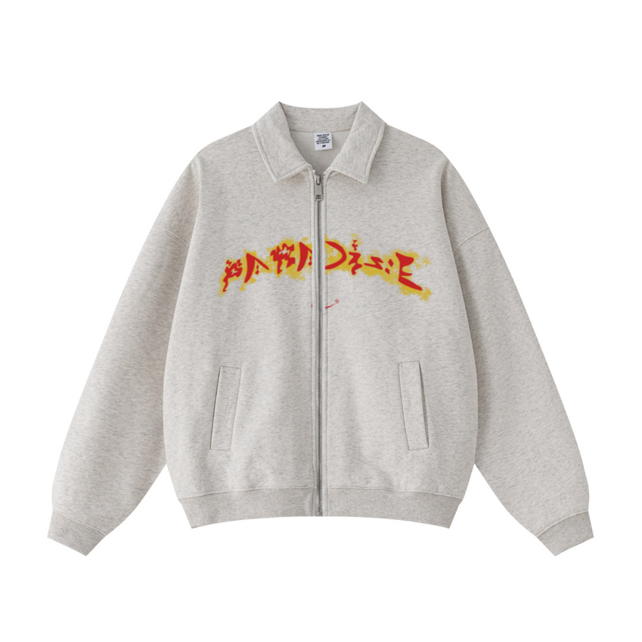 Paradise Heavyweight Collared Zip Sweatshirt